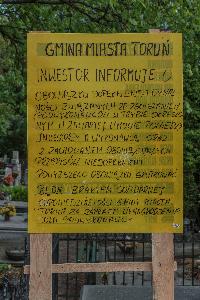 Toruń - cmentarz św. Jerzego - ogrodzenie