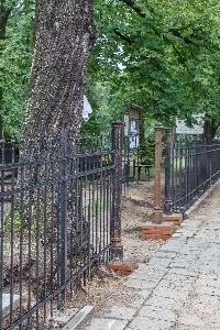 Toruń - cmentarz św. Jerzego - ogrodzenie