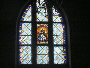 Otfinów - kościół św. św. Piotra i Pawła - witraż