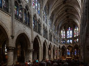 Paryż - kościół Saint-Severin - wnętrze