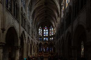 Paryż - kościół Saint-Severin - wnętrze