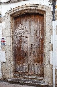 Tossa de Mar - Carrer Pou de la Vila 6 - drzwi