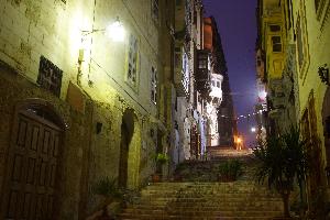 Valletta nocą