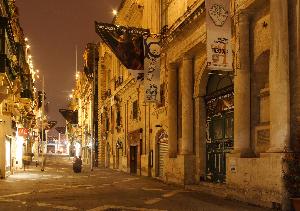 Valletta nocą
