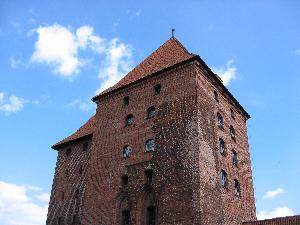 Gotycki zamek w Malborku.