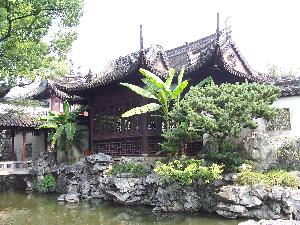 Szanghaj - pawilon na wyspie (Ogród Yuyuan)