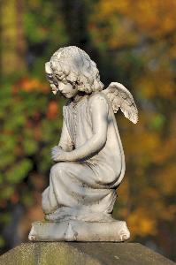 Toruń – cmentarz św. Jerzego - aniołek