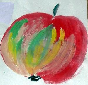 Jabłko malowane.