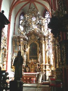 Trzebnica - ołtarz w kaplicy św. Jadwigi