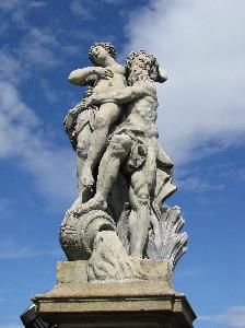 Wałbrzych - Zamek Książ - Neptun i Prozerpina