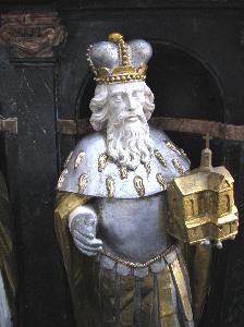 Trzebnica - grób św. Jadwigi, św. Leopold