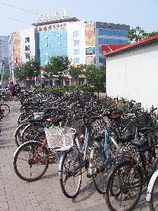 Chiny - parking rowerowy