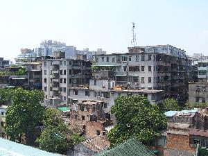 Xian.(Chiny) - dzielnica mieszkaniowa
