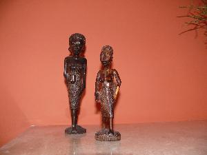 Kobiety afrykańskie - figurki drewniane.