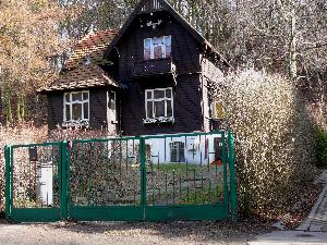 Gdańsk - drewniany dom w dzielnicy VII Dwór.