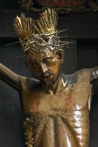 Toruń - "Czarny krucyfiks" w kościele św. Jakuba 