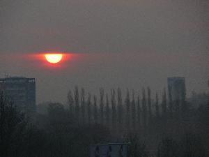 Wschód słońca - 14.04.2009 - Gdańsk
