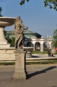 Warszawa - Ogród Saski - Personifikacja Zimy