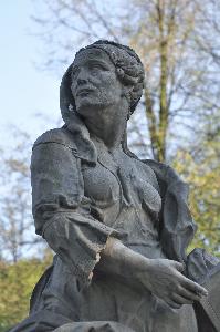 Warszawa - Ogród Saski - Personifikacja Geografii
