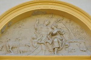 Warszawa - Pałac w Wilanowie - Apollo i Issa