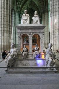 Saint-Denis - bazylika św. Dionizego - nagrobek Ludwika XII i Anny Bretońskiej