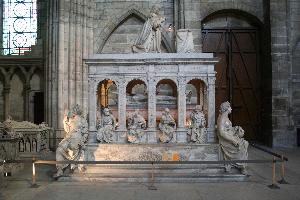Saint-Denis - bazylika św. Dionizego - nagrobek Ludwika XII i Anny Bretońskiej