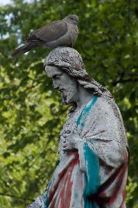 Przydrożna figura Chrystusa 