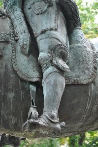 Warszawa - kopia pomnika kondotiera Bartolomeo Colleoniego