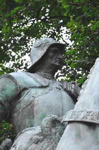 Warszawa - kopia pomnika kondotiera Bartolomeo Colleoniego