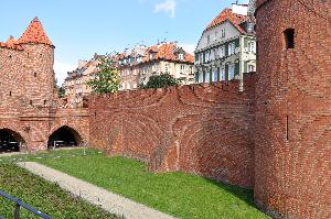 Warszawa - mury miejskie