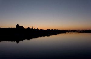 Toruń - wschód słońca