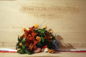 Paryż - grób Marii Skłodowskiej-Curie