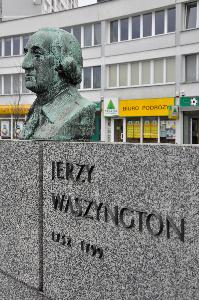 Warszawa - pomnik Jerzego Waszyngtona