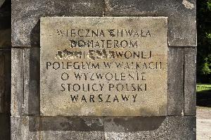 Warszawa - pomnik Żołnierzy Radzieckich