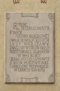 Warszawa - tablica pamiątkowa