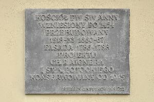 Warszawa - kościół św. Anny