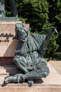 Warszawa - pomnik Jana Matejki