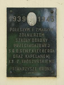 Warszawa - tablica pamiątkowa