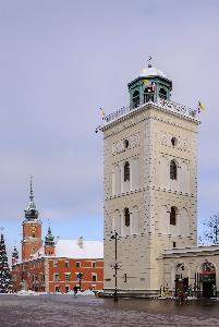 Warszawa - dzwonnica kościoła pw. św. Anny
