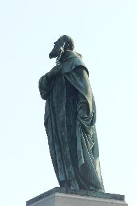 Częstochowa - pomnik przeora o. Augustyna Kordeckiego