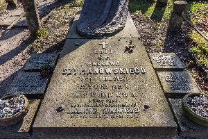 Warszawa - grób Wacława Szymanowskiego