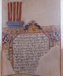 Tykocin - Wielka Synagoga - polichromie