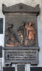 Warszawa - epitafium Ludwika Panczykowskiego