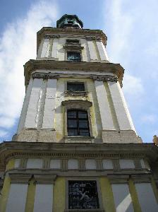 Trzebnica - pocysterski kościół św. Bartłomieja i św. Jadwigi, wieża