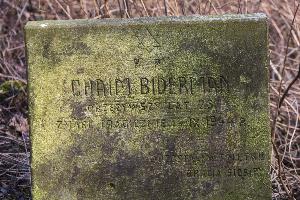 Warszawa - cmentarz żydowski - nagrobek Chaima Bidermana