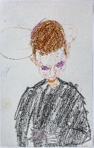 Krzysztof Bartosik - Portret chłopca - pastel