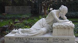 Warszawa - nagrobek Ireny z Krausharów Grosman