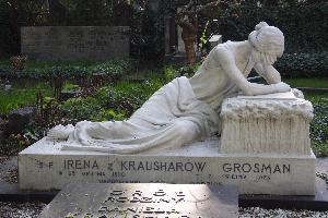 Warszawa - nagrobek Ireny z Krausharów Grosman