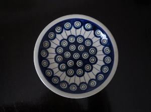 Bolesławiec - ceramiczny talerzyk śniadaniowy