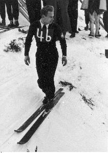 Stanisław Marusarz na Mistrzostwach Świata w Zakopanem w 1939 r.